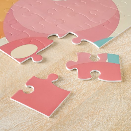 Party balloons in different colors legpuzzel (Zijkant)