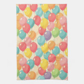 Party balloons in different colors theedoek (Verticaal)