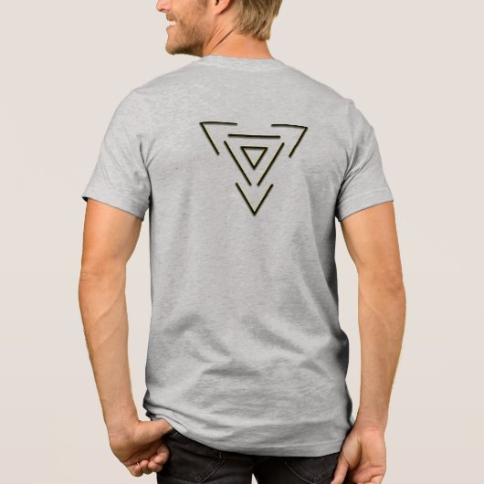 Party Bella+Canvas Tri-blend T-shirt (Achterkant)