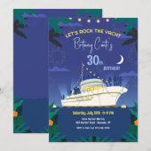 Party Boat Uitnodiging (Voorkant / Achterkant)