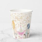 Party Boerderijdieren gepersonaliseerd Papieren Bekers (Achterkant)