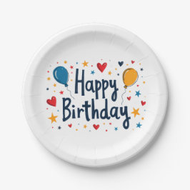 party-bord papieren bordje