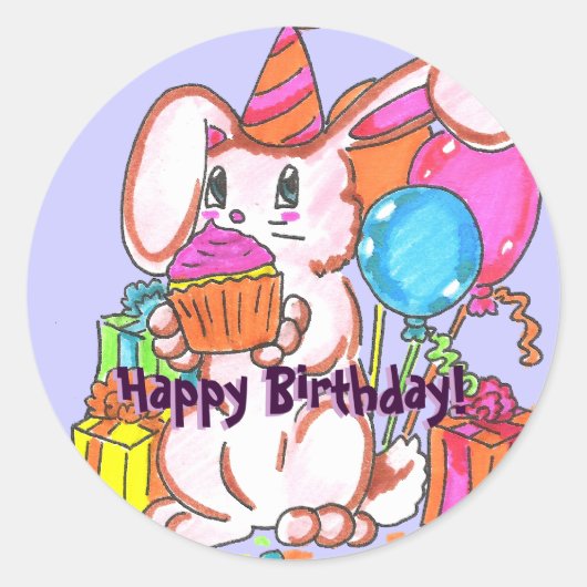 Party Bunny Stickers (Voorkant)