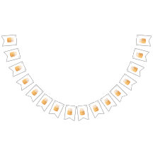 Party Bunting Banner met een afbeelding van een ve