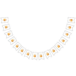 Party Bunting Banner met een afbeelding van een ve