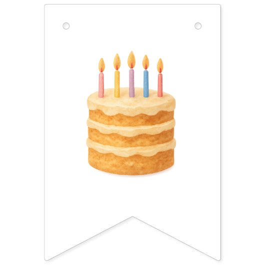 Party Bunting Banner met een afbeelding van een ve (Tweede vlag)