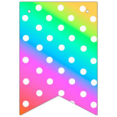 Party Bunting Banner/Regenboog en Polka Dots Vlaggetjes (Derde vlag)