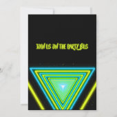 Party Bus Birthday Uitnodiging (Achterkant)