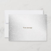 Party Cake Lavendel Bloemen Waterverf Elegant Bedankkaart (Achterkant)