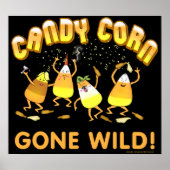 Party Candy Corn Halloween Poster (Voorkant)