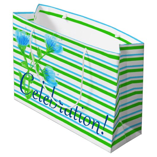 Party Celebration Bag Large Cadeautasje (Achterkant Gekanteld)