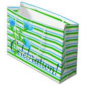 Party Celebration Bag Large Cadeautasje (Voorkant Gekanteld)