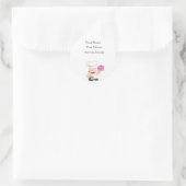 Party Chef - Adreslabel Ronde Sticker (Tas)