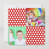 Party Cherries Kinder Twins Joint Birthday Foto Kaart (Achterkant)