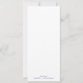 Party Chickadees flat card Kaart (Achterkant)