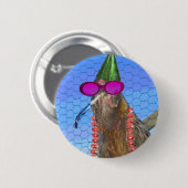Party Chicken Ronde Button 5,7 Cm (Voorkant /achterkant)