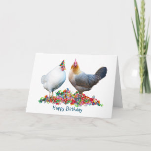 Party Chickens Verjaardag Kaart