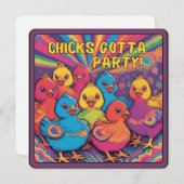 Party Chicks Kaart (Voorkant / Achterkant)