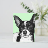 Party Chihuahua Briefkaart (Staand voorkant)