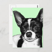 Party Chihuahua Briefkaart (Voorkant / Achterkant)
