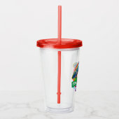 party chipmunk in sombrero acryl drinkbeker (Rechts)