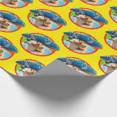 party chipmunk in sombrero cadeaupapier (Hoek)