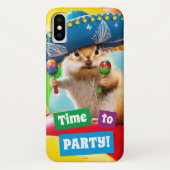 party chipmunk in sombrero Case-Mate iPhone case (Achterkant)