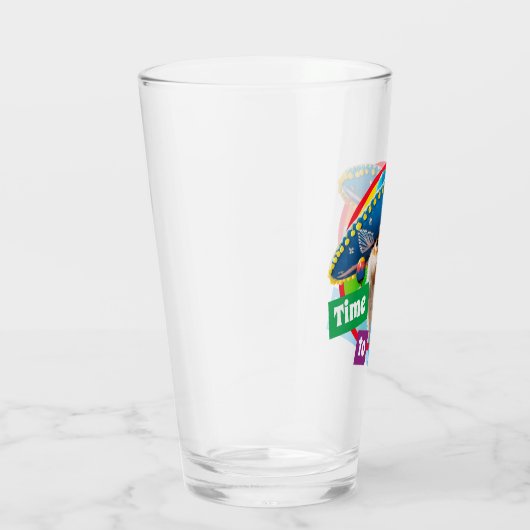 party chipmunk in sombrero glas (Rechts)