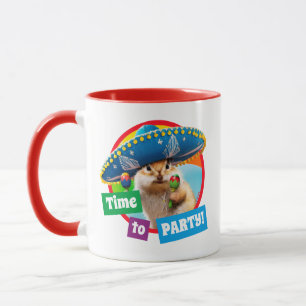 party chipmunk in sombrero mok