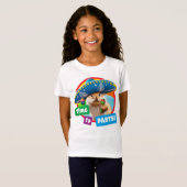 party chipmunk in sombrero t-shirt (Voorkant volledig)