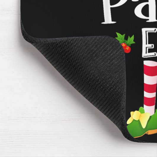 Party Christmas Elf Matching Pajama X-mas Party Muismat (Hoek)