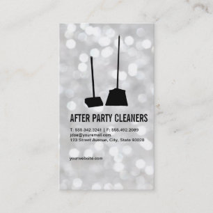 Party Cleaners / Bokeh Visitekaartje
