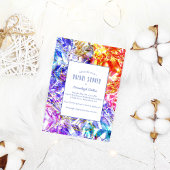 Party Color Diamond Crystal Vrijgezellenfeest Kaart