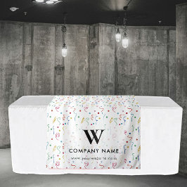 Party Confetti Custom Business Runner Banner Wandkleed