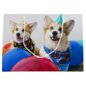 Party Corgis Gift Bag Groot Cadeauzakje (Voorkant)