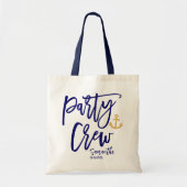Party Crew Coastal Bridesmaid Tote Bag (Voorkant)