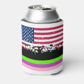 party crowd on american blikjeskoeler (Blikje Achterkant)