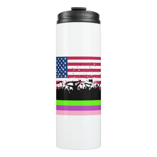 party crowd on american thermosbeker (Voorkant)