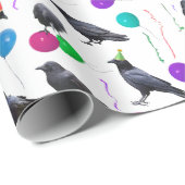 party crows wrapping paper cadeaupapier (Rol Hoek)