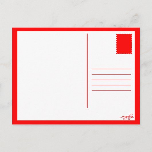 Party Cup Uitnodigen Uitnodiging Briefkaart (Achterkant)