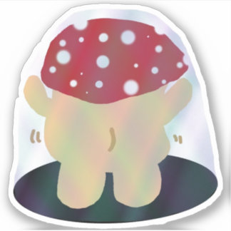 Party Dancing Mushroom Sticker