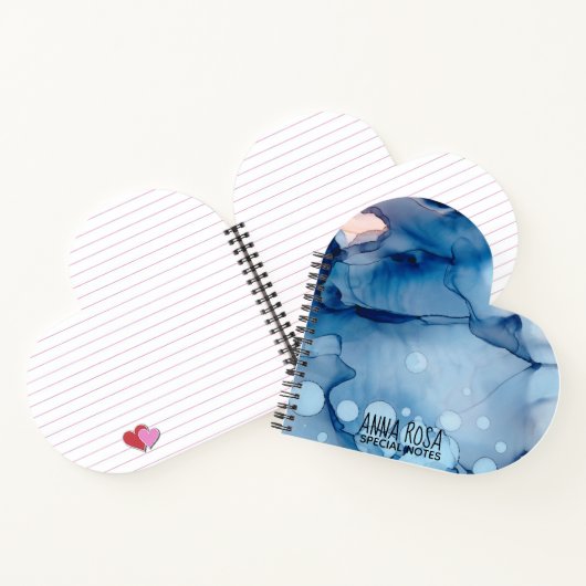 ** Party Diary Chic Artistieke Girly Love Heart Notitieboek (Binnen)