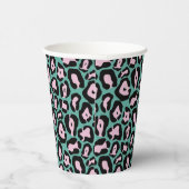 Party Dier Cheetah Print Papier Cup Papieren Bekers (Rechts)