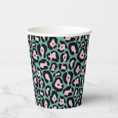 Party Dier Cheetah Print Papier Cup Papieren Bekers (Voorkant)