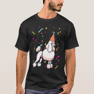 Party Dier Huisdier Ouder Verjaardag Poedel T-shirt