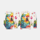 Party Dier Leuke Papegaai V1 | Bedankdoosjes (Uitgevouwen)