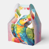Party Dier Leuke Papegaai V2 | Bedankdoosjes (Achterkant)