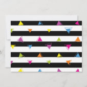 Party Dier Verjaardag Uitnodiging (Achterkant)