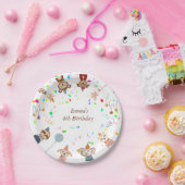 Party Dieren aanpasbaar Papieren Bordje (Feest)