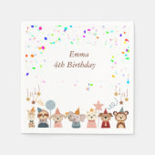 Party Dieren aanpasbaar Servet (Voorkant)